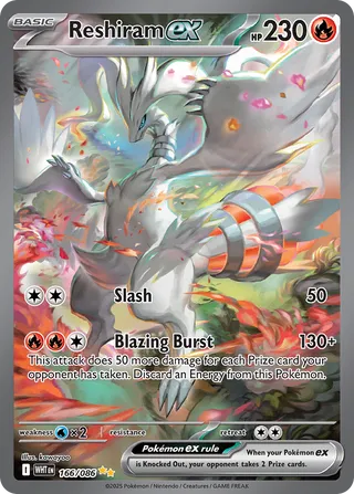 Reshiram ex (White Flare 166/086)